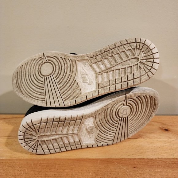 Nike Air Jordan 1 Retro Low NS Black Python Suede Leather Sneakers Women's 8 - Picture 8 of 10